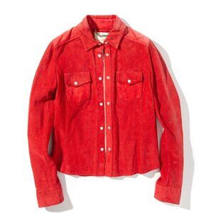 Gollatti Washed Perforated Snap Shirt – Made in Italy